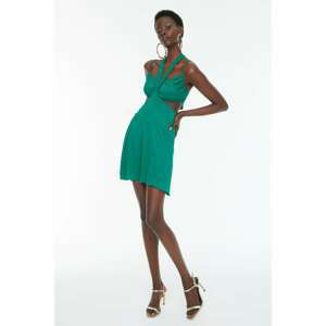 Trendyol Green Cut Out Detailed Dress