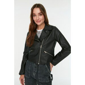 Trendyol Winter Jacket - Black - Biker jackets