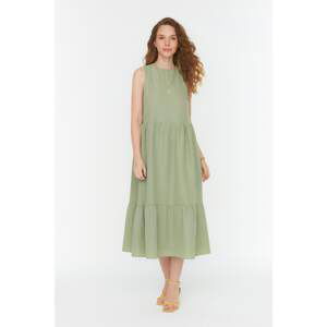 Trendyol Mint Midi Basic Dress