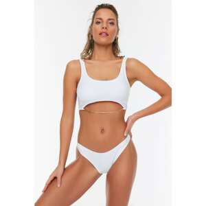 Trendyol White Chain Detailed Bikini Set