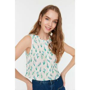 Trendyol Ecru Sleeveless Shirt