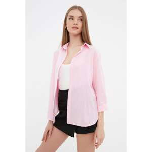 Trendyol Pink Long Shirt