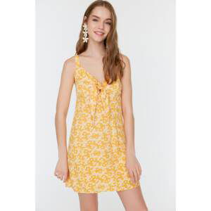 Trendyol Orange Tie Detailed Dress