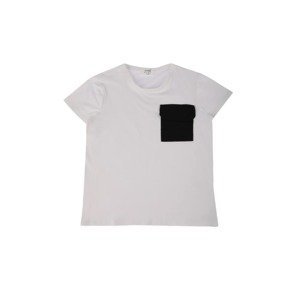 Trendyol White Pocket Detailed Boy Knitted T-Shirt