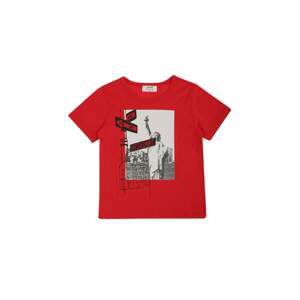 Trendyol Red Printed Boy Knitted T-Shirt