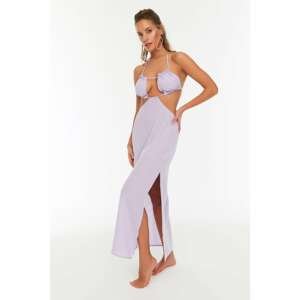 Trendyol Lilac Cut-Out Detailed Beach Dress