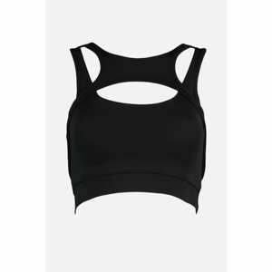 Trendyol Black Support/Shaping Halterneck Sports Bra