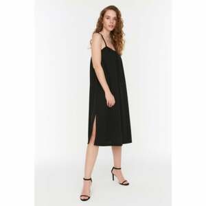 Trendyol Black Strap Midi Length Dress