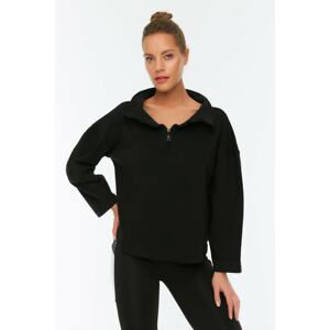 Trendyol Sweatshirt - Black - Regular