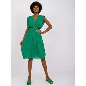 Green midi sea dress