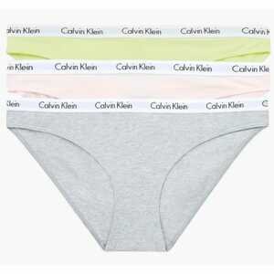 3PACK women's panties Calvin Klein multicolor (QD3588E-13X)