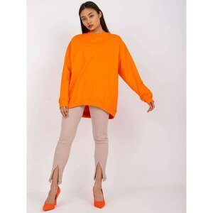 Orange sweatshirt basic Twist