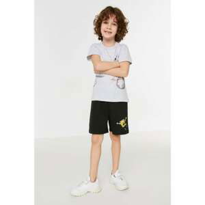 Trendyol Black SpongeBob Licensed Boy Knitted Shorts & Bermuda