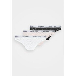 3PACK Women's panties Brazilian Calvin Klein multicolor (QD3925E-24X)