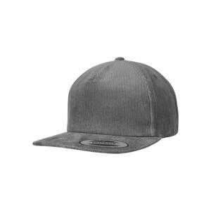 Premium Corduroy Snapback grey