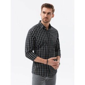 Ombre Clothing Men's shirt with long sleeves REGULAR FIT