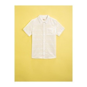 Koton Boy White Short Sleeve Shirt Cotton