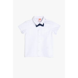 Koton Baby Boy White Classic Collar Button Detailed Shirt