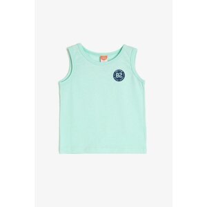 Koton Baby Boy Blue Printed Singlet