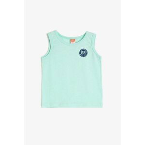 Koton Baby Boy Blue Printed Singlet