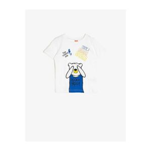 Koton Baby Boy Ecru T-Shirt