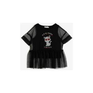 Koton Black Girl T-Shirt