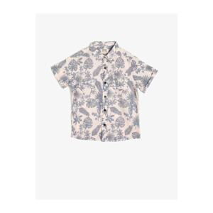 Koton Pink Patterned Boy Shirt