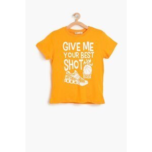 Koton Orange Boy Short Sleeve T-Shirt
