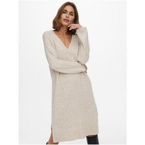 Beige Sweater Dress ONLY Macadamia - Women