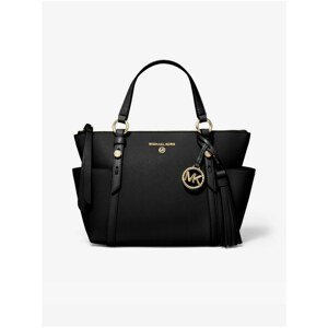 Black Leather Crossbody Handbag Michael Kors Sullivan - Women