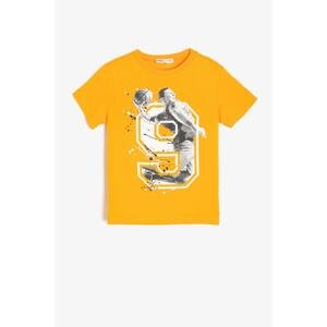 Koton Orange Boy Printed T-Shirt
