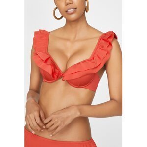 Koton Women's Red Bikini Top
