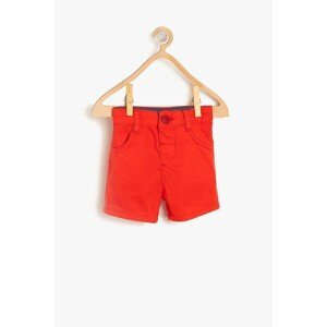 Koton Red Baby Boy Pocket Detailed Shorts