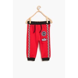 Koton Red Boy's Crest Detailed Sweatpants