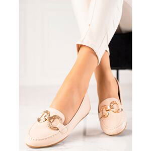 SEASTAR BEIGE LOAFERS MADE OF ECO LEATHER