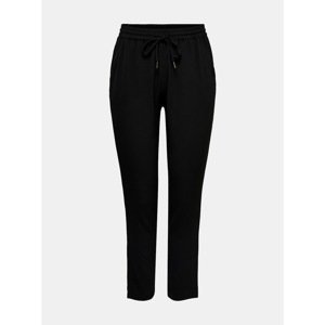 Black Shortened Trousers with Binding ONLY-Nova - Women