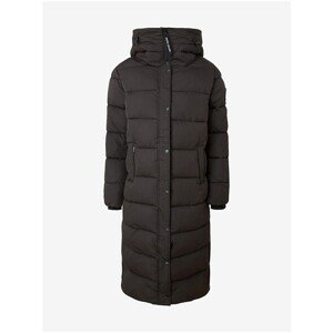 Black Women's Quilted Coat with Hood Pepe Jeans Norah - Women