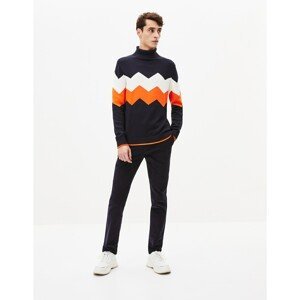 Celio Patterned Sweater Peaky with Turtleneck - Men
