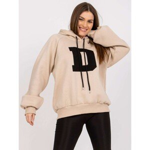 Cotton beige sweatshirt Valeria