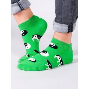 Yoclub Unisex's Ankle Funny Cotton Socks Patterns Colours SKS-0086U-A700