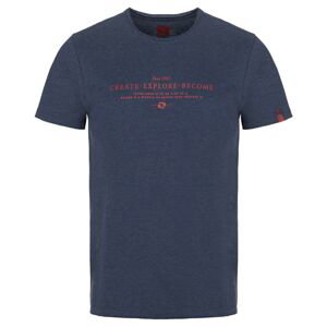 Men's T-shirt Loap BEKRAN blue brindle
