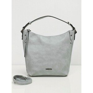 Light gray bag with eco leather