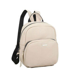 LUIGISANTO women's beige backpack