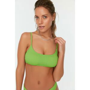 Trendyol Bikini Top - Green - Plain