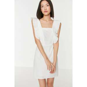 Trendyol Ecru Collar Detailed Dress