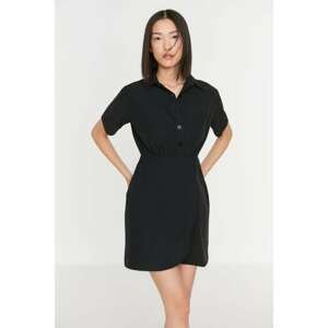 Trendyol Black Shirt Collar Dress