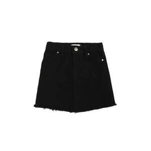 Trendyol Black Basic Tasseled Girl Denim Skirt