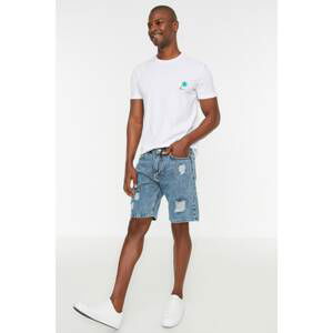 Trendyol Men's Regular Fit Destroyed Denim