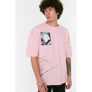 Trendyol T-Shirt - Pink - Oversize