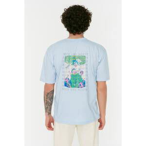 Trendyol T-Shirt - Blue - Regular